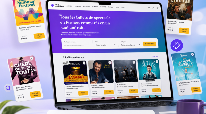 Billets de spectacle en ligne